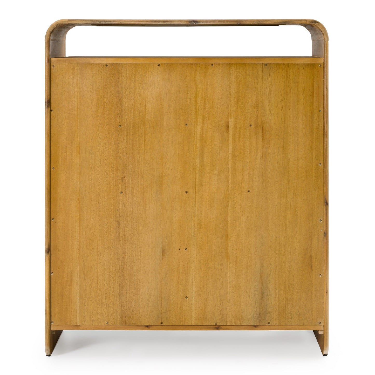 Modrest Dresden Modern Chest – Natural Acacia Wood Storage Dresser - Contemporary Bedroom Storage