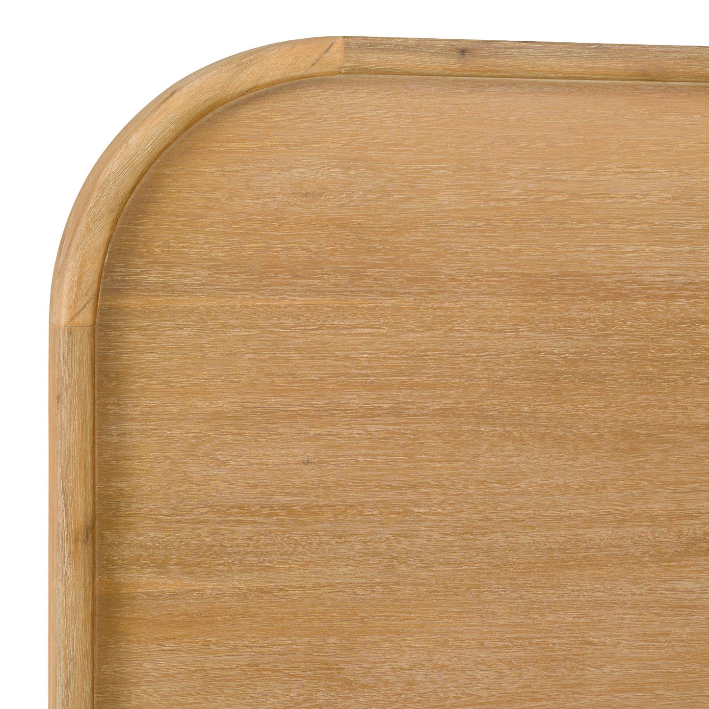 Modrest Dresden Modern Bed – Solid Natural Acacia Wood - Contemporary Bedroom Furniture