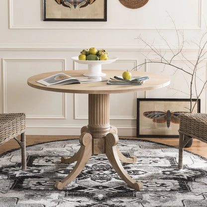Forest Dining Table - Space-Saving Style with Drop Leaf Function