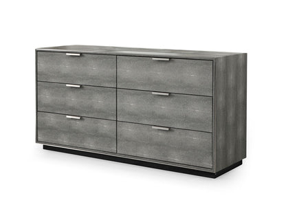 Dynasty Shagreen Six-Drawer Dresser
