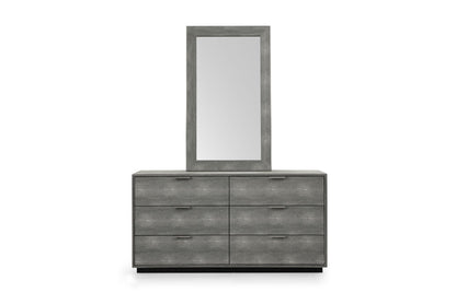 Dynasty Shagreen Six-Drawer Dresser