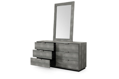 Dynasty Shagreen Six-Drawer Dresser