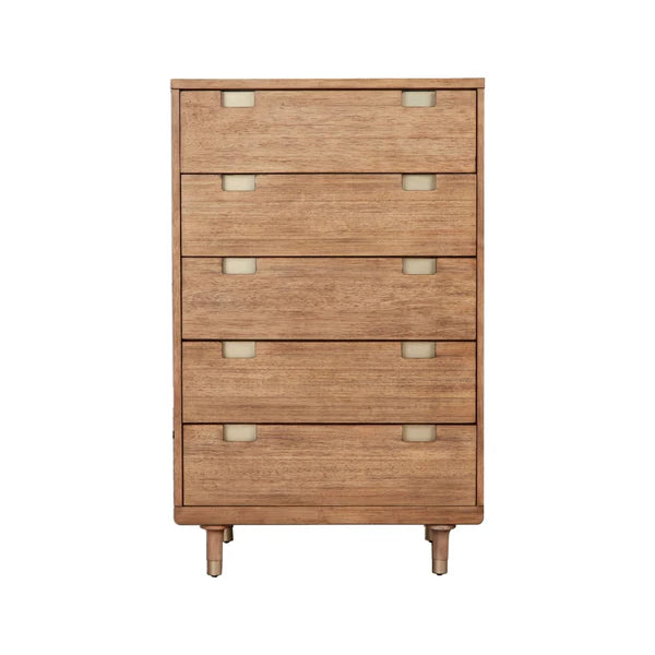 Easton Five Drawer Chest: Modern Storage with Sleek, Clean Lines