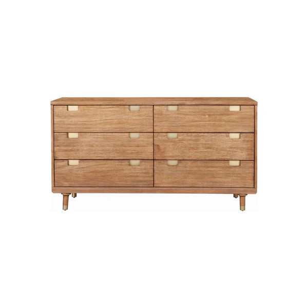 Easton Six Drawer Dresser: Modern Elegance with Ample Storage