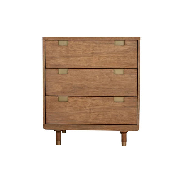 Easton Three Drawer Small Chest: Modern Storage in a Compact Design