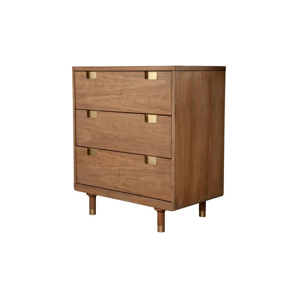 Easton Three Drawer Small Chest: Modern Storage in a Compact Design