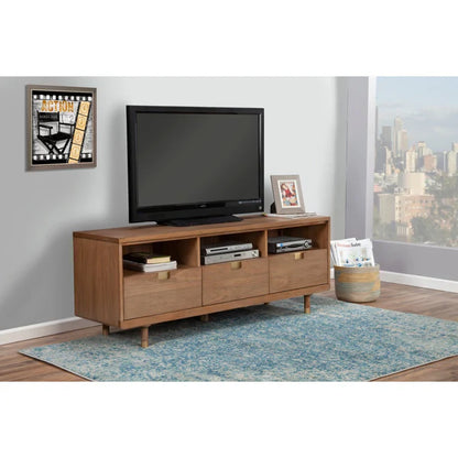 Easton TV Console: Sleek Modern Design with Functional Storage