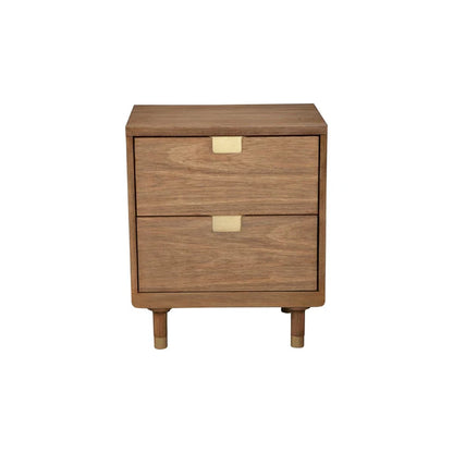 Easton Two Drawer Nightstand: Sleek and Functional Bedside Storage