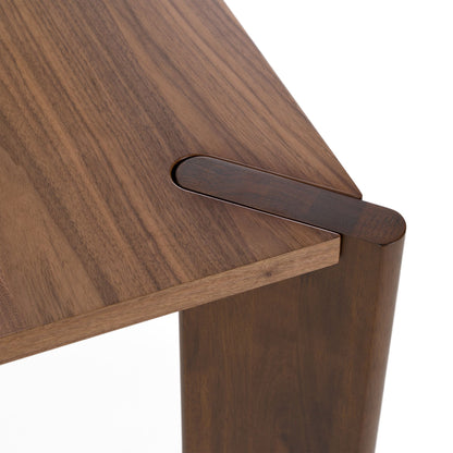Edelman Mid‑Century Modern Walnut Dining Table with Rectangular Top