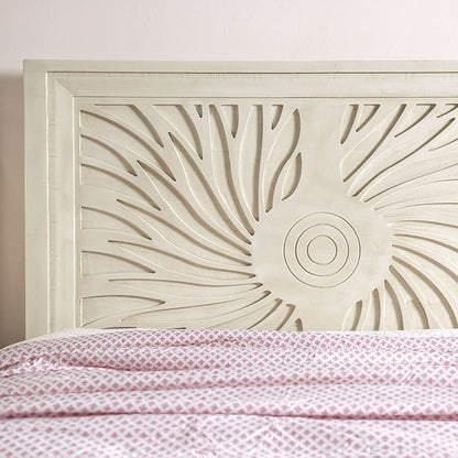 Geneva Ivory Contemporary Bed