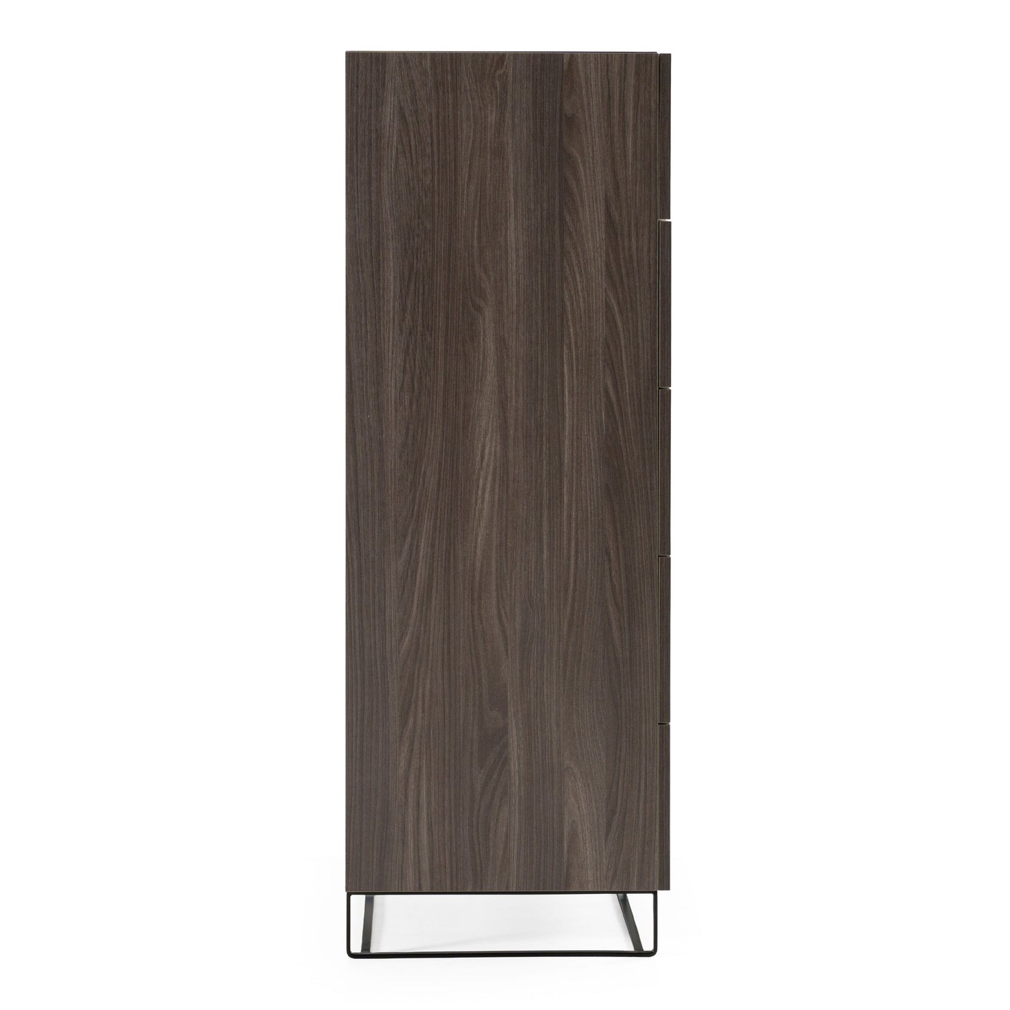 Enzo Italian Grey Oak Five Drawers Chest