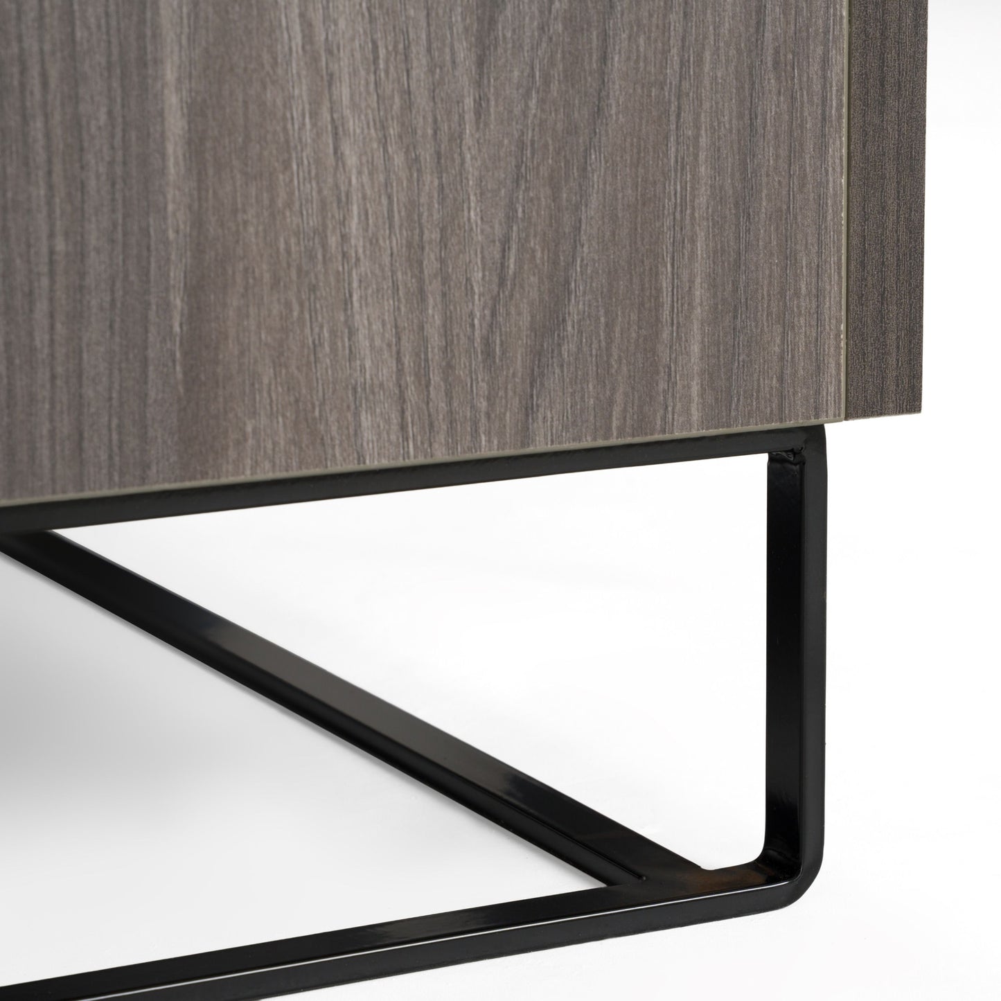 Enzo Italian Grey Oak Five Drawers Chest
