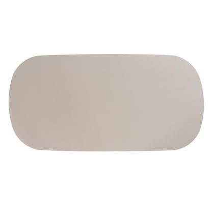 Modrest Evermore Modern Grey Faux Cement Oval Dining Table – Contemporary Dining Room Furniture