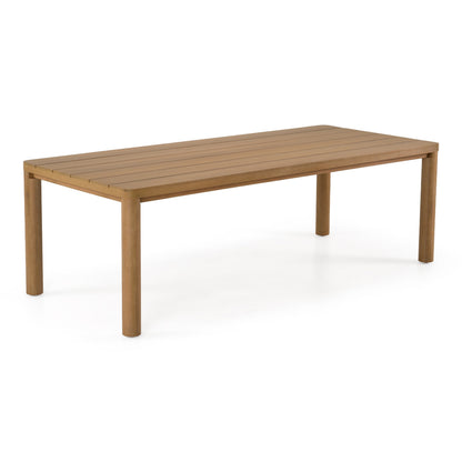Evora Outdoor Eucalyptus Dining Table with 8 Sintra Chairs