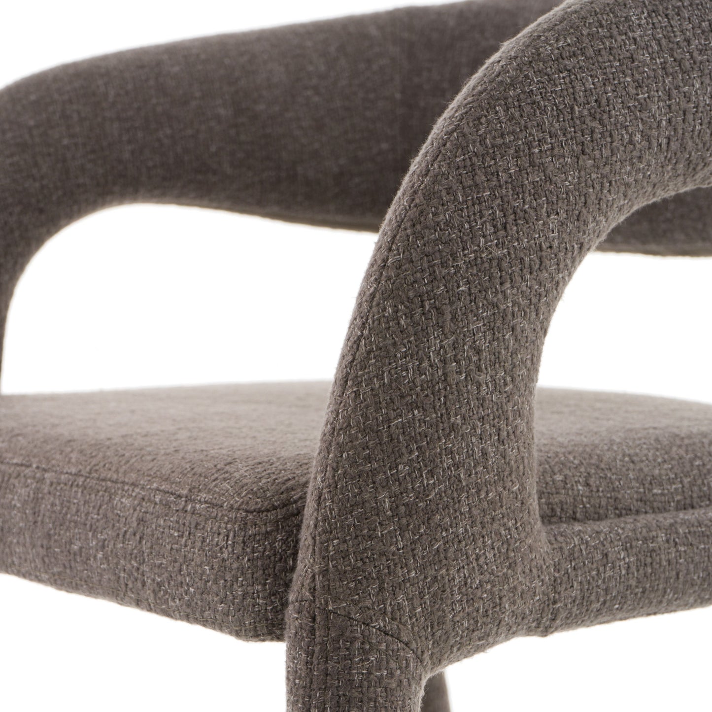 Modrest Faerron - Modern Grey Fabric Counter Chair