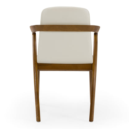Falcon Walnut and Cream Dining Chair