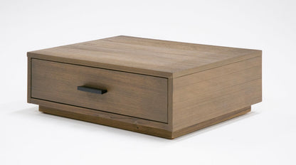 Fantasia Contemporary Walnut & Grey Bed with Two Nightstands