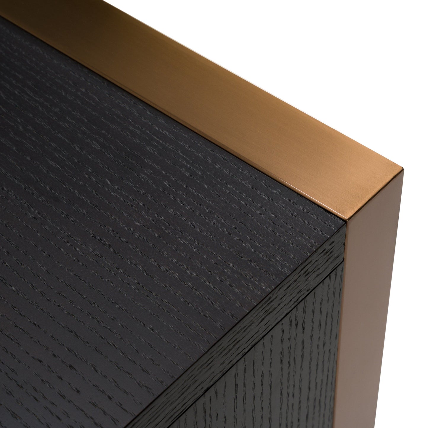 Modrest Fauna Modern Desk - Wenge Finish & Rosegold Accents - Stylish Office Furniture