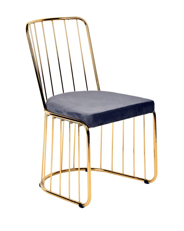 Modrest Holly Modern Grey Fabric Dining Chair (Set of 2)