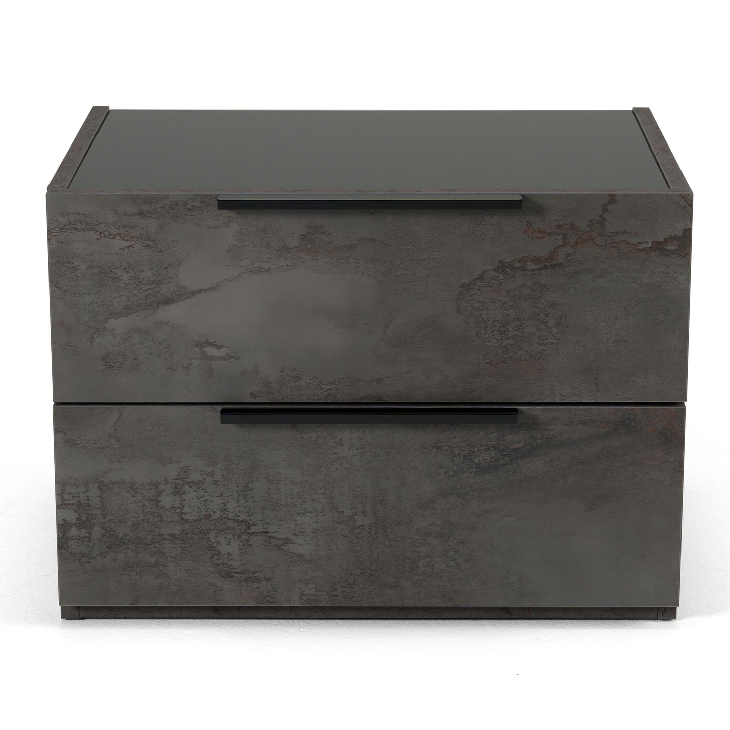 Nova Domus Ferrara - Modern Volcano Oxide Grey Nightstand