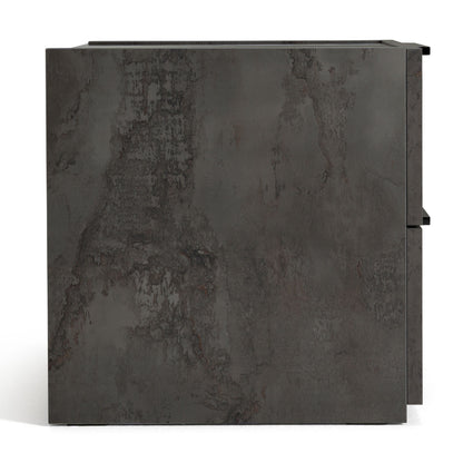 Nova Domus Ferrara - Modern Volcano Oxide Grey Nightstand