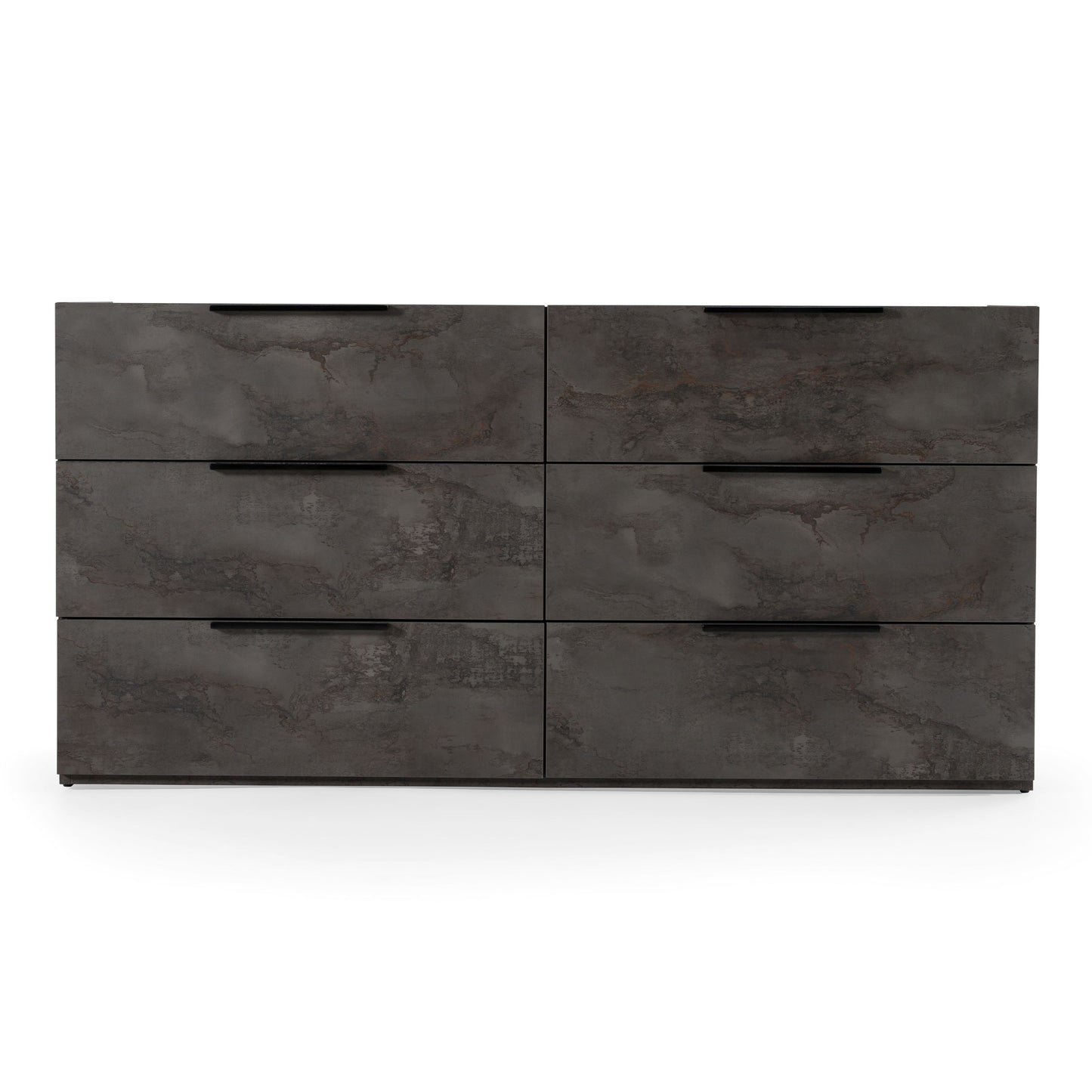 Ferrara Volcano Oxide Grey Six-Drawer Dresser
