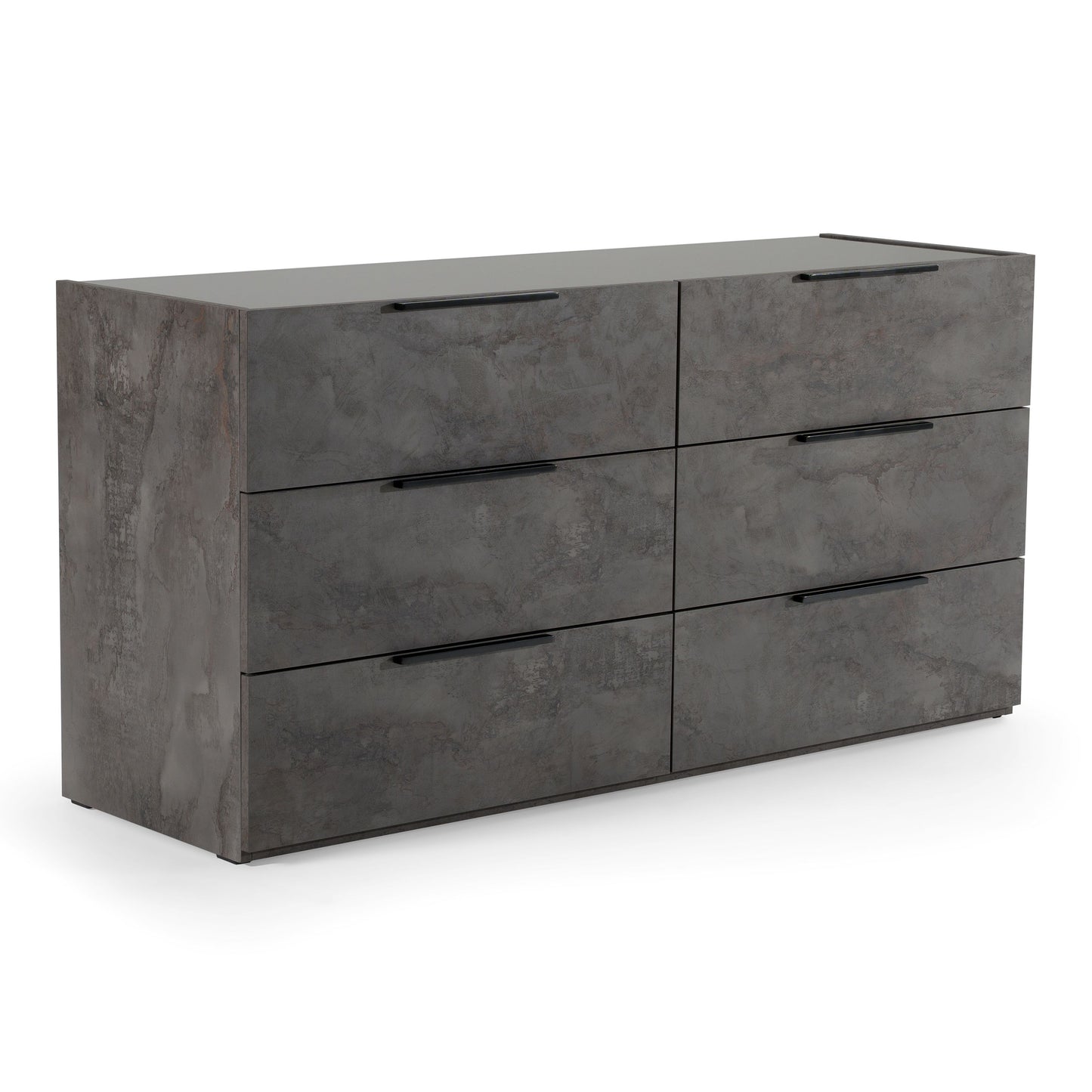 Ferrara Volcano Oxide Grey Six-Drawer Dresser