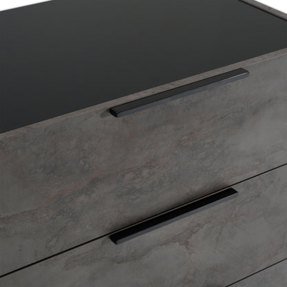 Ferrara Volcano Oxide Grey Six-Drawer Dresser