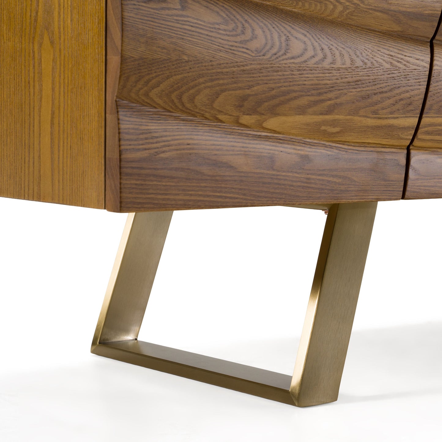 Finley Walnut and Gold Rectangular buffet