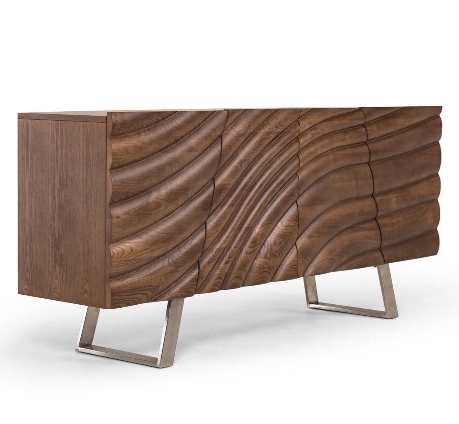 Finley Mid Century Walnut Buffet