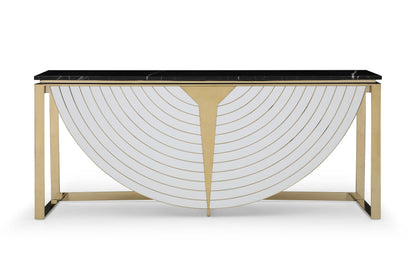 Modrest Flavio - Gold + Marble Console Table