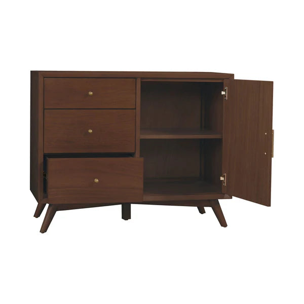 Flynn Walnut Accent Cabinet - Elegant Design with Rich Walnut Finish