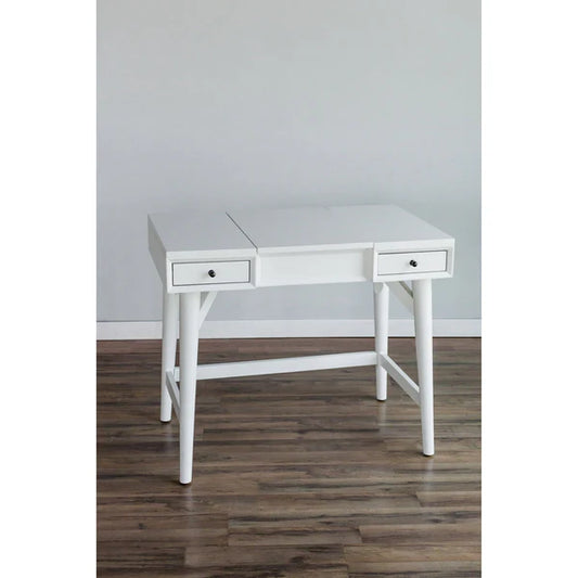 Flynn White Bedroom Vanity – Elegant Design with a Sleek White Finish and Functional Storage