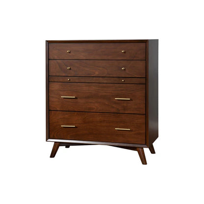 Flynn Walnut Chest - Elegant Design with Rich Walnut Finish