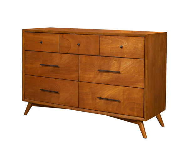 Flynn Acorn Dresser - Mid-Century Modern Design with Ample Storage