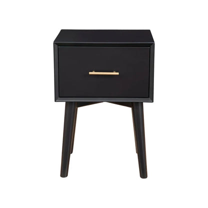 Flynn Black End Table - Modern Design with Sleek Black Finish