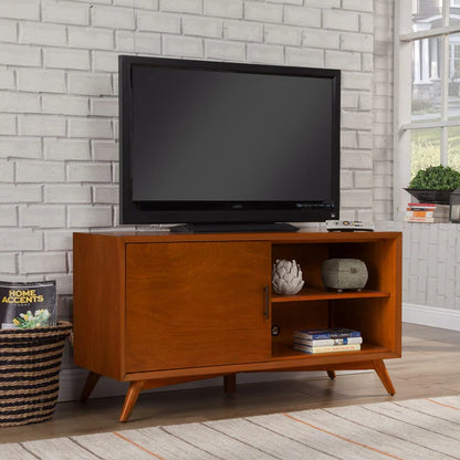 Flynn Acorn Small TV Console – Stylish Design with a Warm Acorn Finish and Compact Storage