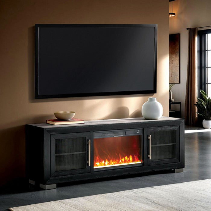 Ashbourne 72" TV Stand w/ Fire Place