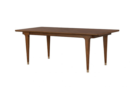 Hepburne Walnut Dining Table with Solid Wood Legs
