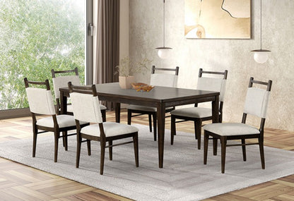 Woolwich Modern Dark Walnut Dining Table - Elegant & Contemporary Dining Furniture