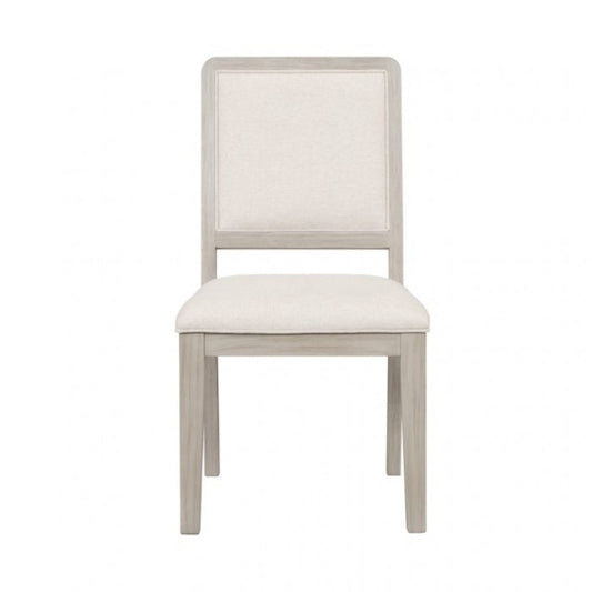Belize Modern Gray Fog Wood Side Chair - Set of 2