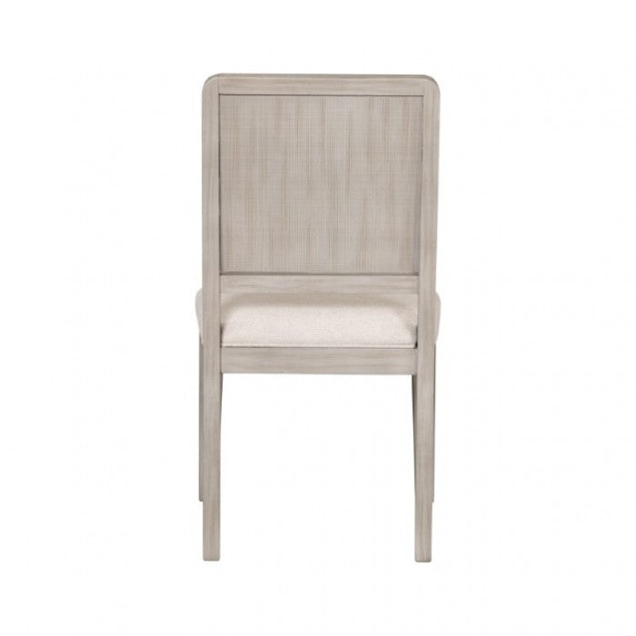Belize Modern Gray Fog Wood Side Chair - Set of 2