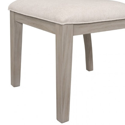 Belize Modern Gray Fog Wood Side Chair - Set of 2