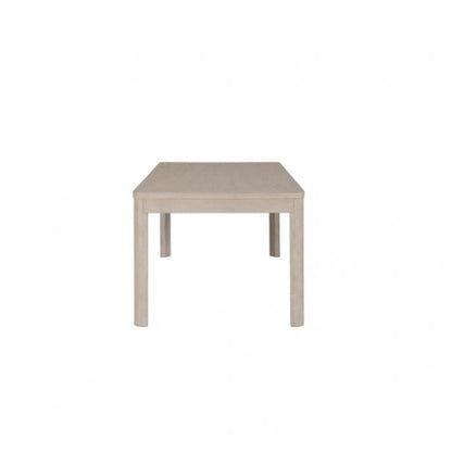 Belize Modern Gray Fog Wood Dining Table with Rounded Edges