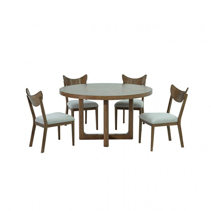 Clarksburg Mid‑Century Walnut Dining Set