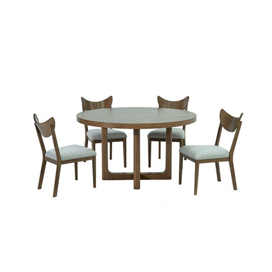 Clarksburg Mid‑Century Walnut Dining Set