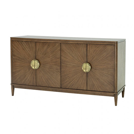 Clarksburg Walnut Server with Sunburst Pattern