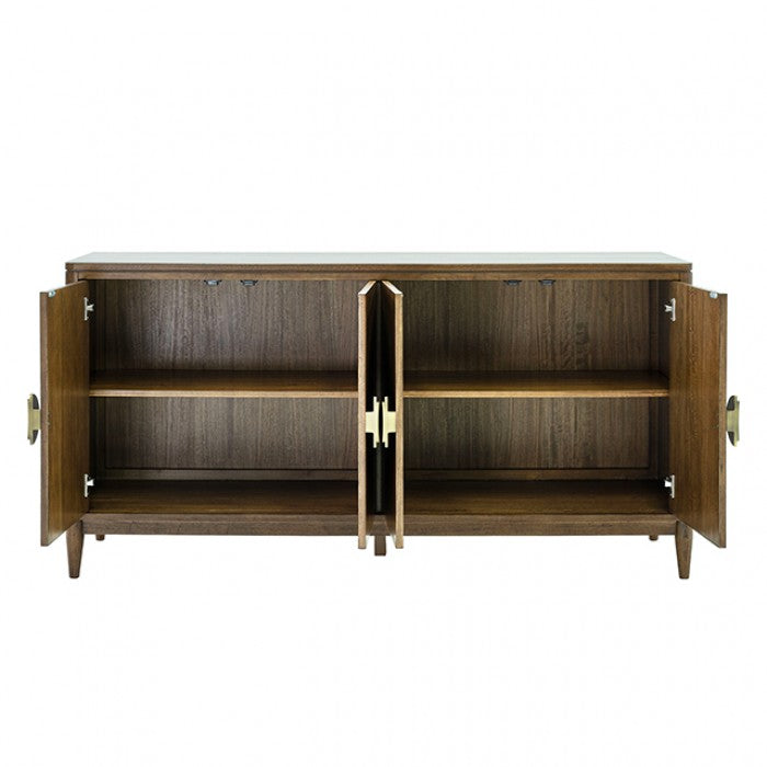Clarksburg Walnut Server with Sunburst Pattern