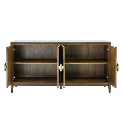 Clarksburg Walnut Server with Sunburst Pattern