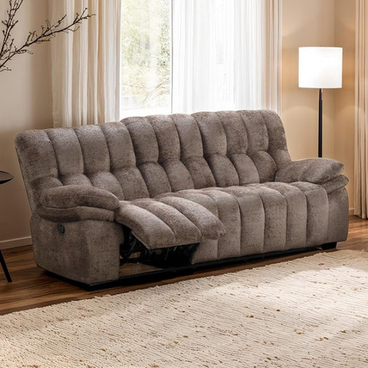 Hieronymus Dark Brown Manual Sofa - Classic Design with Comfortable Seating and Timeless Appeal